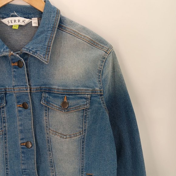 SERRA MEDIUM DENIM JACKET - Picture 4 of 16